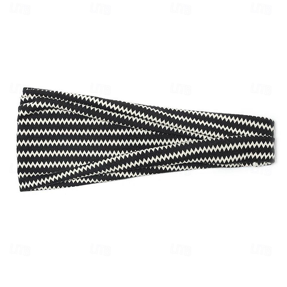 Boho Headbands For Women Fashion Wide Headband Yoga Workout Head Bands Hair Accessories Band 2025 - $4.99 –P12