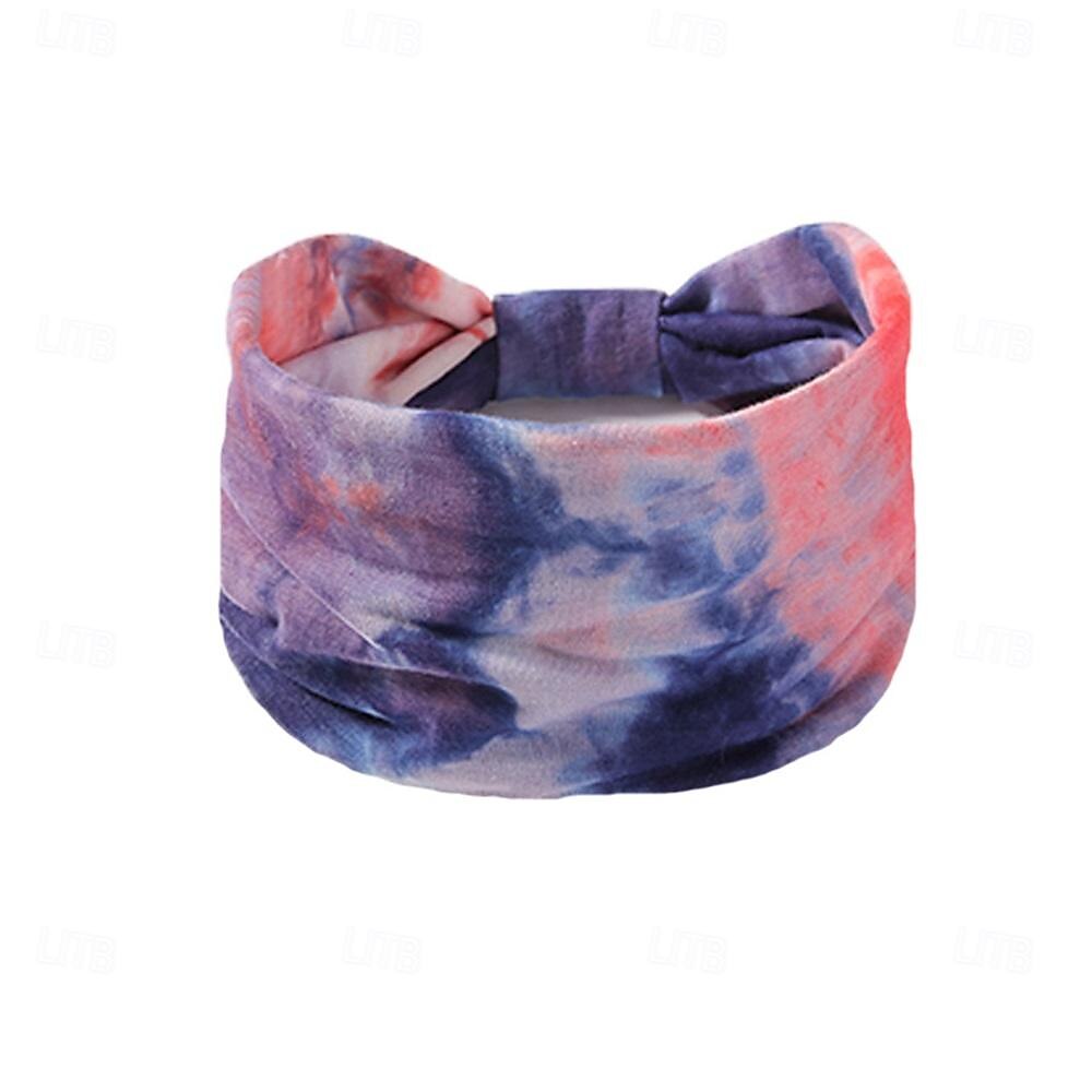 fasce boho larghe fasce per capelli turbante stile africano fasce annodate elasticizzate leopardate fasce floreali elastiche per capelli yaga accessori di moda per donne e ragazze nere (set 6) del 2025 a $6.99 –P2