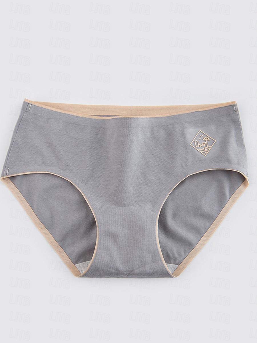 Damenhöschen reine Farbe einfache tägliche Bett Baumwolle atmungsaktiv Sommer Frühling Home Outfits 2025 - $7.99 –P3