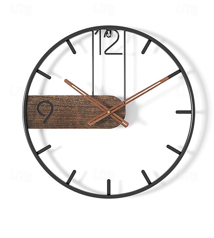 relógio de parede grande para decoração de sala de estar, decorativo, silencioso, sem tique-taque, operado por bateria, relógios de parede analógicos de metal para cozinha, quarto, escritório, sala de jantar, 40 50 cm de 2025 por $76.99 –P9