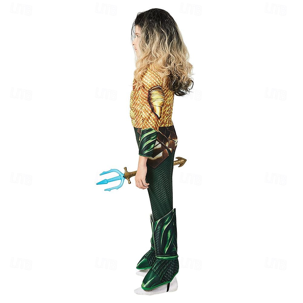 Aquaman Costum Cosplay Cosplay for Băieți Pentru copii Carnaval Mascaradă 2026 - $61.99 –P4