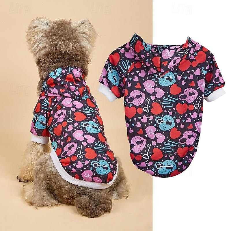Chien Chat Pulls à capuche Mignon Occasionnel Hiver Respirant Doux Lavable Confortable Extérieur Décontracté Quotidien Vêtements pour Chiens for Bichon Frisé Spitz Nain Bébé Animal Papillon Petit de 2025 ? $23.99 –P12