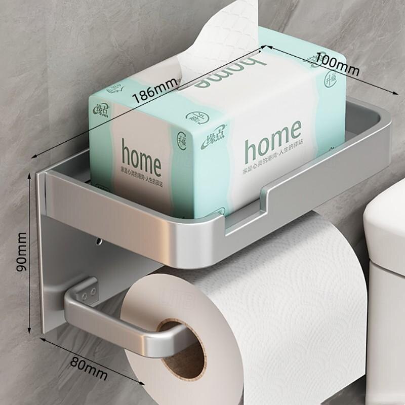 Toilet Tissue Box Wall Mounted Toilet Paper Drawer Bathroom Non Perforated Toilet Paper Rack Toilet Roll Paper Storage Rack 2025 - $23.99 –P11