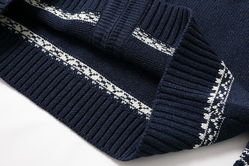 Men's Sweater Cardigan Sweater Zip Sweater Ribbed Knit Print Knitted Color Block Standing Collar Stylish Warm Ups Work Going out Clothing Apparel Winter Green Dark Blue M L XL 2026 - $51.99 –P7