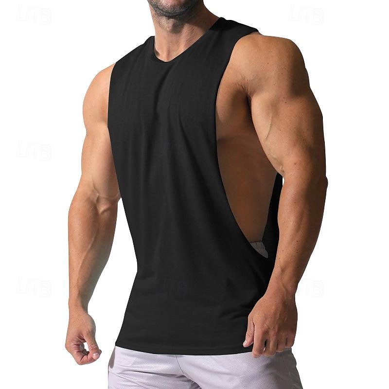 Herren Tank Top Shirt Unterhemden Ärmellos Rundhalsausschnitt Frühling Sommer Glatt Modisch Designer Basic Sexy Urlaub Strasse Ausgehen Hellblau Weiß Rosa Top T-Shirt für Herren 2025 - $10.49 –P6