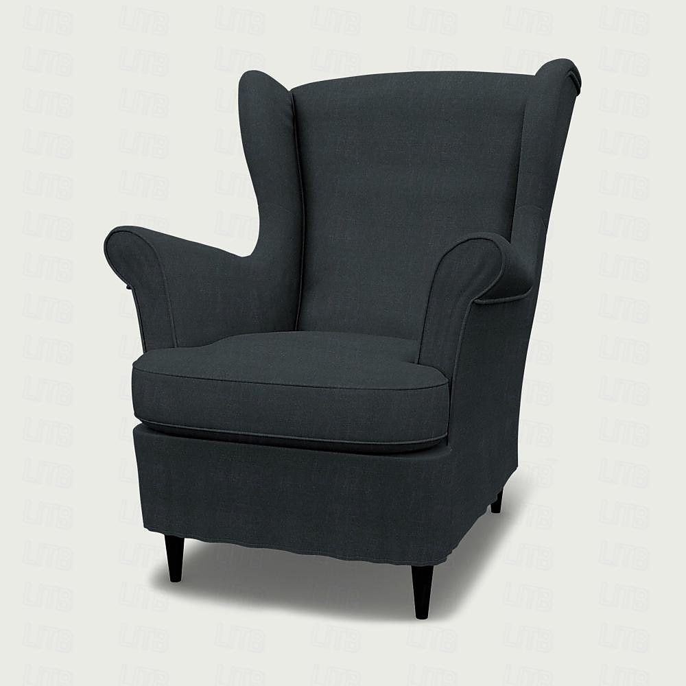 Capa de Cadeira Wingback em Linho com Capa de Braço Lavável à Máquina Secável de 2025 por $209.59 –P15
