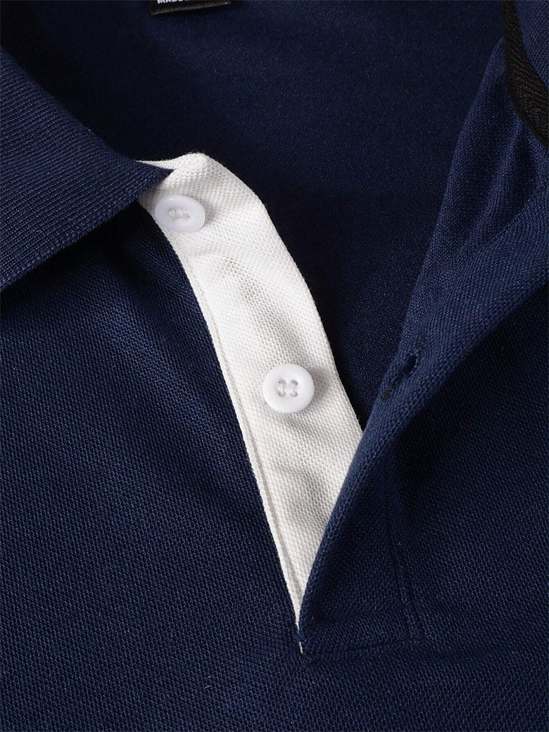 Herren Poloshirt Polos mit Knöpfen Geschäft Casual Kargen Kurzarm Modisch Basic Glatt Taste Sommer Regular Fit Weiß Gelb Rot Marinenblau Königliches Blau Blau Poloshirt 2025 - $17.99 –P18