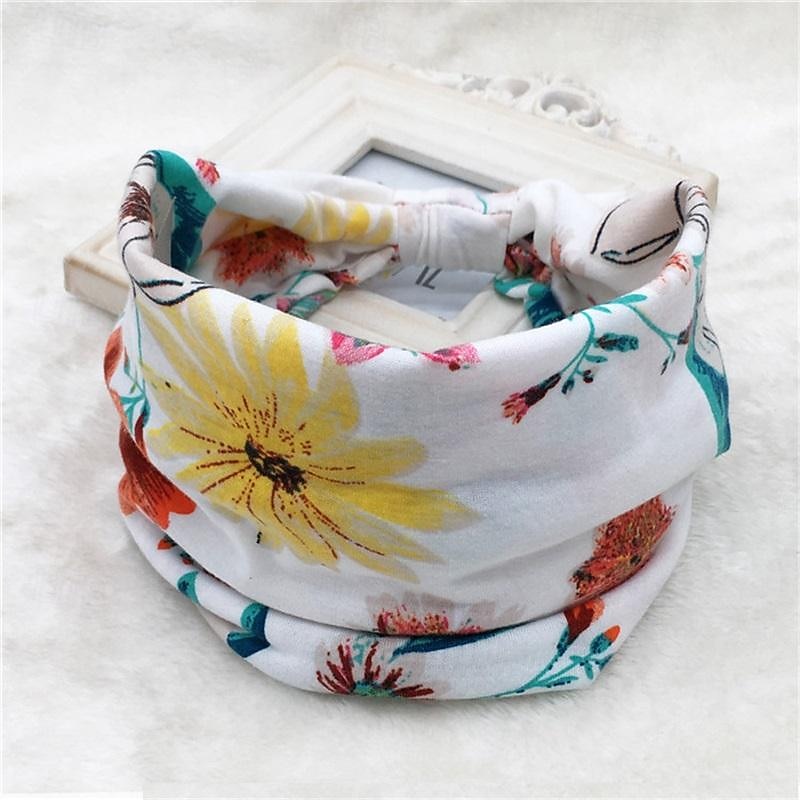 fascia boho fascia per capelli larga da donna boho elastico sportivo copricapo yoga fascia per capelli allenamento fascia per capelli del 2025 a $6.99 –P34