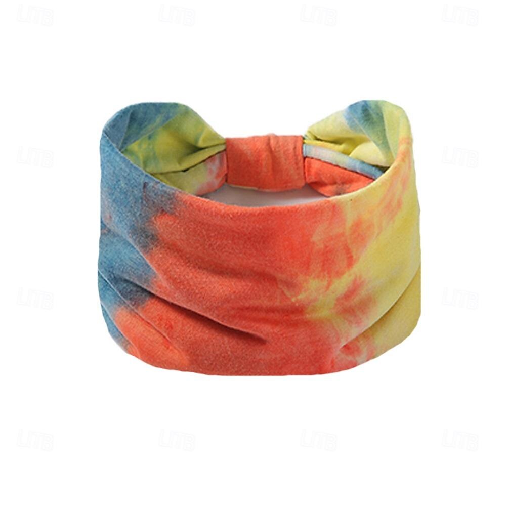 fasce boho larghe fasce per capelli turbante stile africano fasce annodate elasticizzate leopardate fasce floreali elastiche per capelli yaga accessori di moda per donne e ragazze nere (set 6) del 2025 a $6.99 –P13