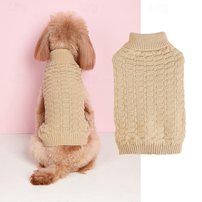 Dog Cat Sweater Jumper Cute Casual Winter Breathable Soft Washable Comfortable Outdoor Casual Daily Dog Clothing for Bichon Frise Pomeranian Baby Pet Papillon Small 2025 - $26.99 –P9
