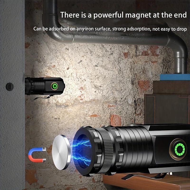 Super Bright Flashlight, Compact Portable Mini Flashlight, Outdoor Waterproof Multi-functional Night Fishing Lamp, Cap Pliers Lamp 2025 - $11.99 –P3