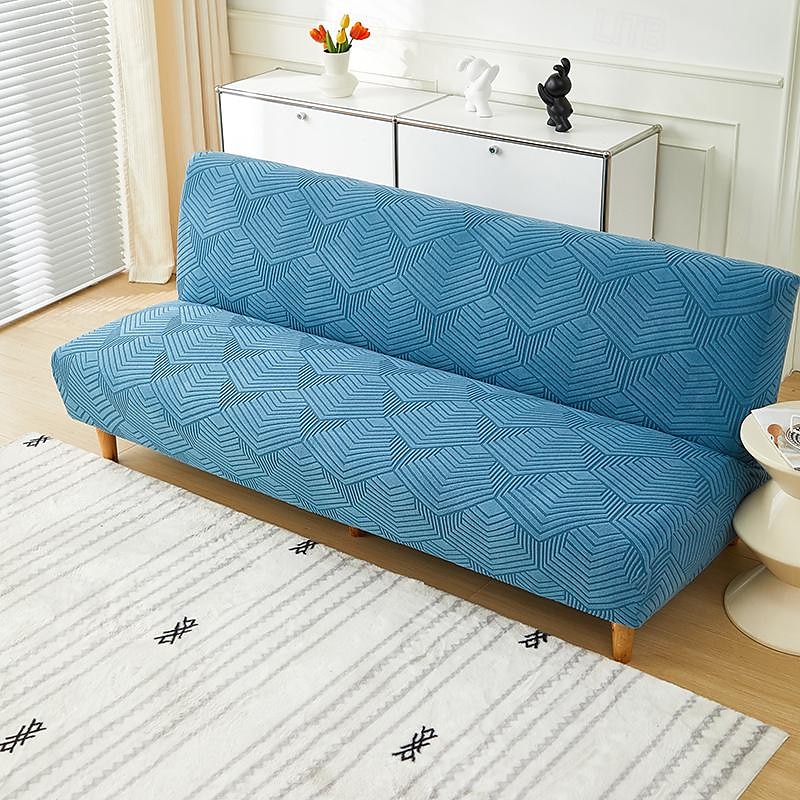Copridivano letto senza braccioli in tessuto jacquard di 3 misure diverse, copridivano con decorazioni per Capodanno, protezione elasticizzata, copripanca elastico del 2025 a $30.99 –P9