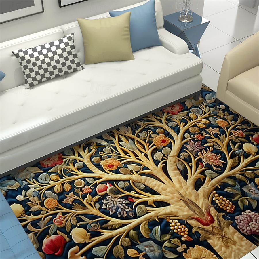 Tree of Life Vintage Area Rug Kitchen Mat Non-Slip Oil Proof Floor Mat Livingroom Rug Indoor Outdoor Mat Bedroom Decor Bathroom Mat Entrance Rug Door Mat 2026 - $17.49 –P10