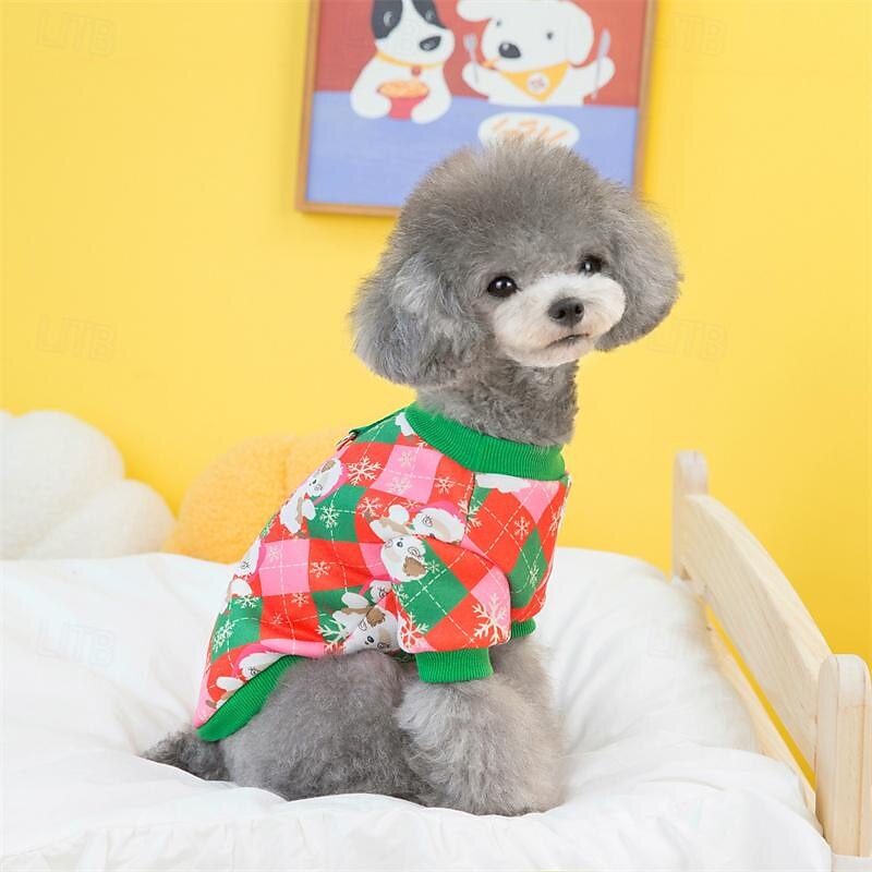 Dog Cat Hoodie Casual Euramerican Winter Breathable Soft Washable Comfortable Thick Christmas Christmas Dailywear Casual Daily Walking Dog Clothing for Cat Dog Husky Labrador Alaskan Malamute 2025 - $20.99 –P10