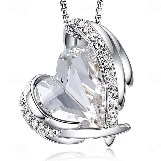 cadouri de ziua femeii ziua femeii cadouri de ziua mamei pentru fete colier înger roz feminin nișă pandantiv creativ de cristal accesoriu simplu și versatil colier cadouri de ziua mamei pentru mama 2025 - $50.24 –P6