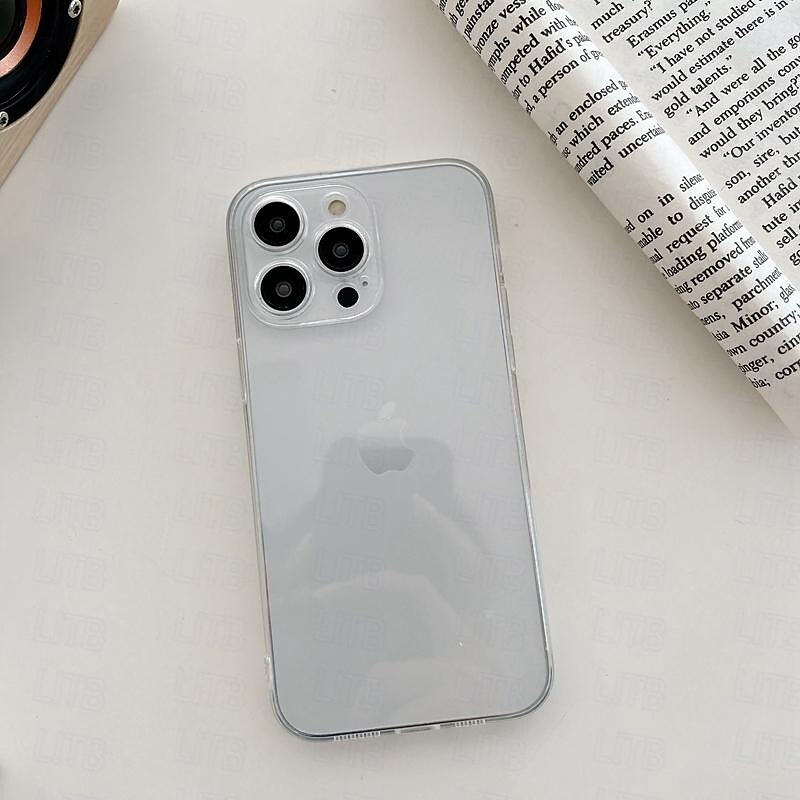 τηλέφωνο tok Για iPhone 15 Pro Max Plus iPhone 14 13 12 11 Pro Max Mini SE X XR XS Max 8 7 Plus Πίσω Κάλυμμα Πεντακάθαρη Λεπτή θήκη Διαφανής Σούπερ Λεπτό Ανθεκτική σε πτώσεις Ρετρό TPU 2025 - $14.99 –P4
