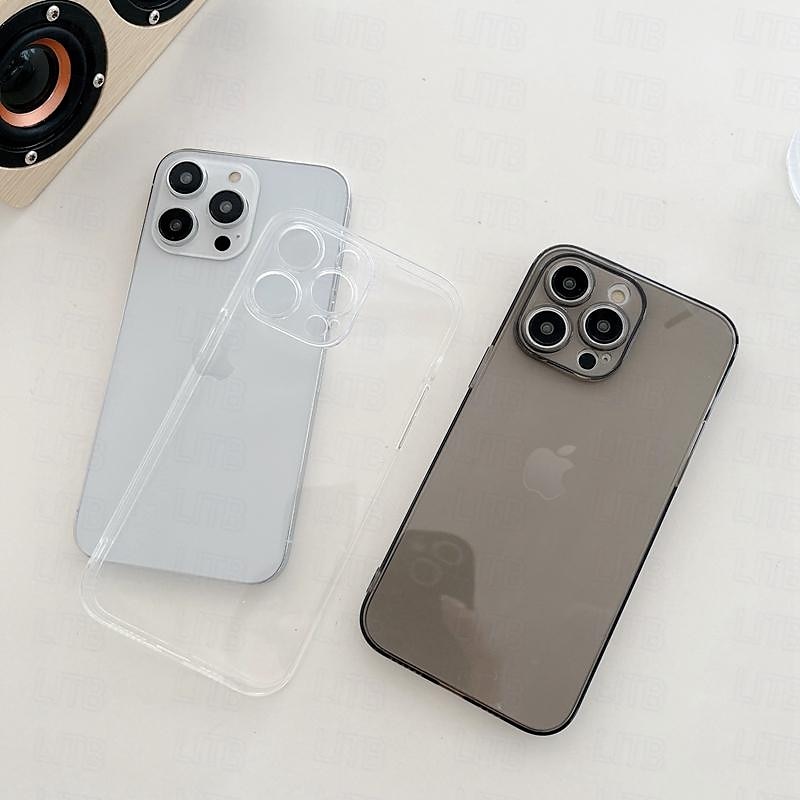 τηλέφωνο tok Για iPhone 15 Pro Max Plus iPhone 14 13 12 11 Pro Max Mini SE X XR XS Max 8 7 Plus Πίσω Κάλυμμα Πεντακάθαρη Λεπτή θήκη Διαφανής Σούπερ Λεπτό Ανθεκτική σε πτώσεις Ρετρό TPU 2025 - $14.99 –P8