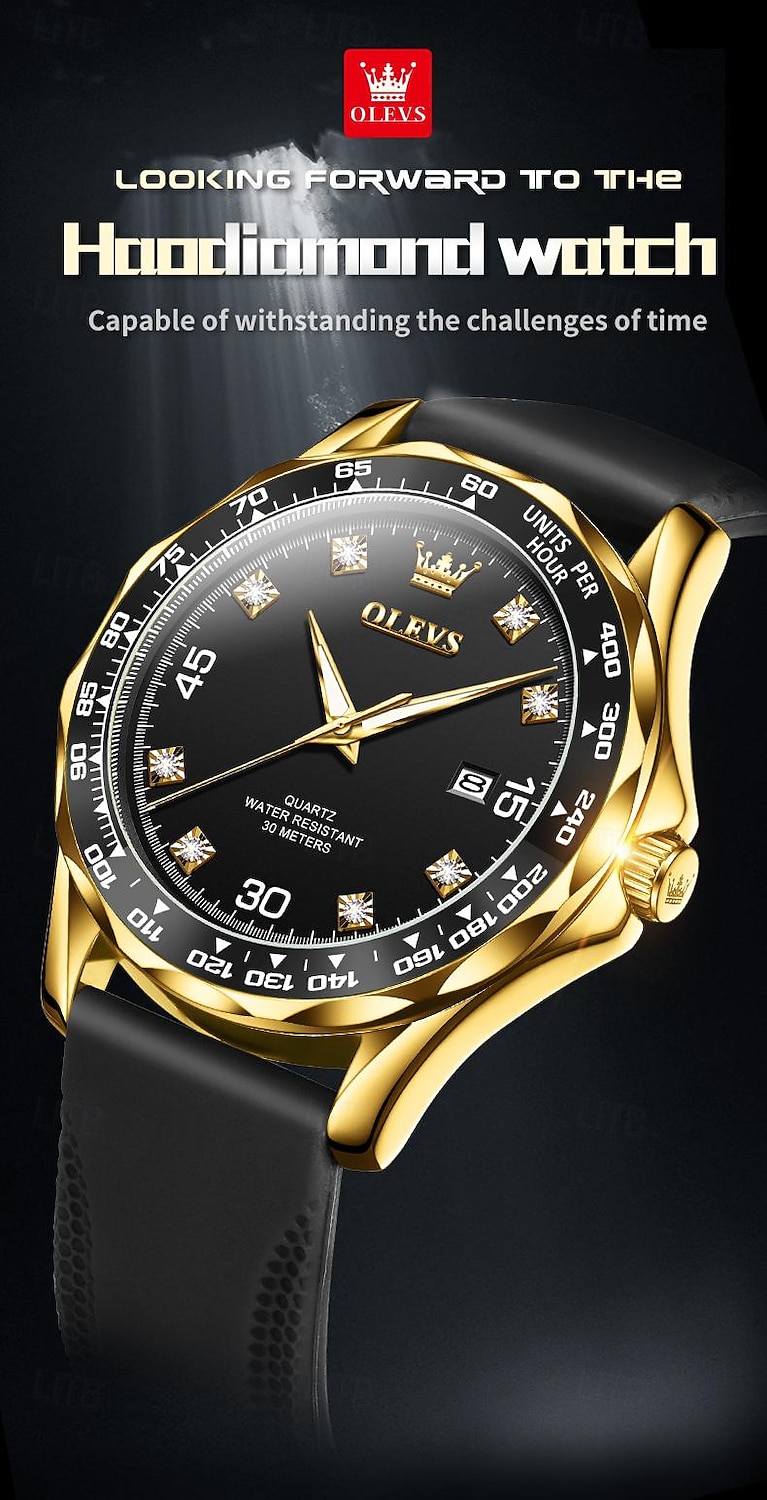 OLEVS Men Quartz Watch Minimalist Fashion Casual Wristwatch Luminous Calendar Waterproof Steel Watch 2026 - $34.99 –P1