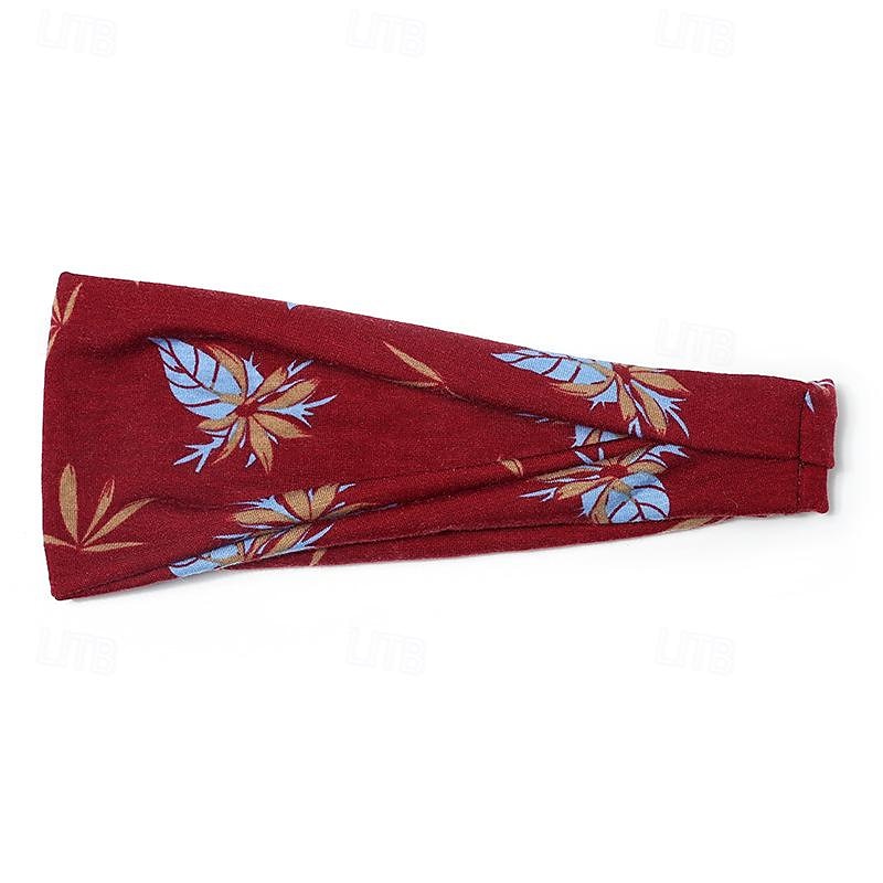 Printed Sports Headband Yoga Headband Headband Sweat Absorbing Band Anti Sweat Women s Wide Brimmed Headscarf Headwear 2025 - $6.99 –P27