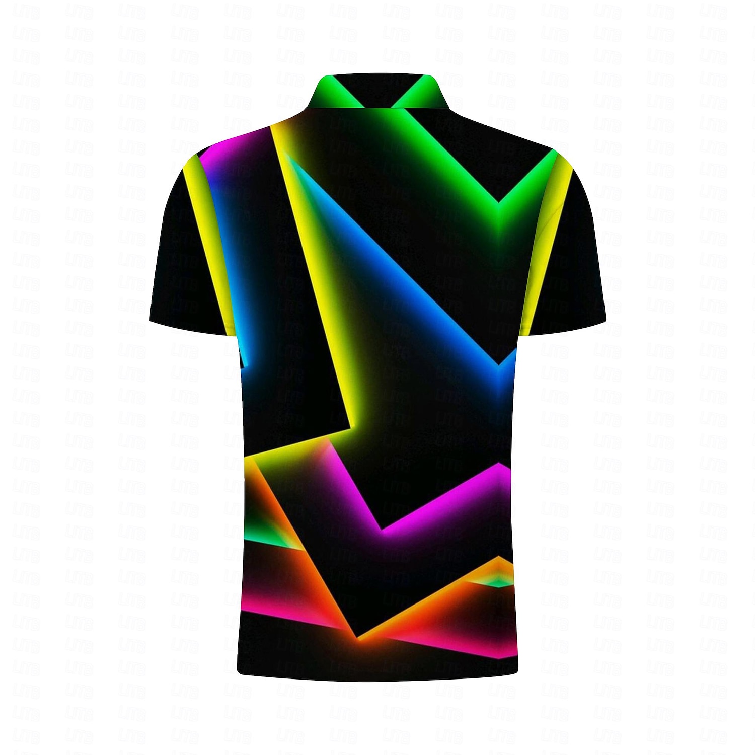 Homme Géométrique Chemise de golf Manche Courte Polos Chemises à Col Occasionnel Vêtements de vacances Tenue formelle Vêtements de festival Impression 3D Boutons Été Jaune de 2026 ? $23.99 –P11