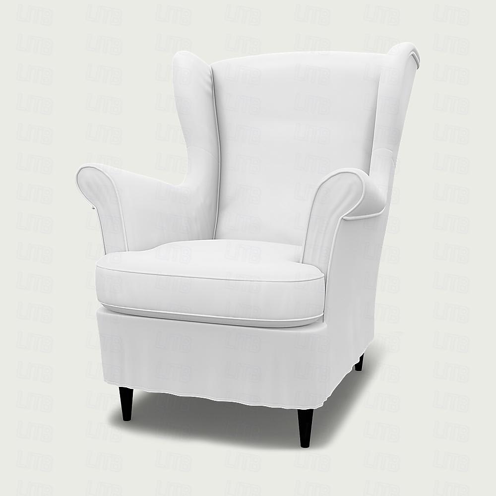 Capa de Cadeira Wingback em Linho com Capa de Braço Lavável à Máquina Secável de 2025 por $209.59 –P5