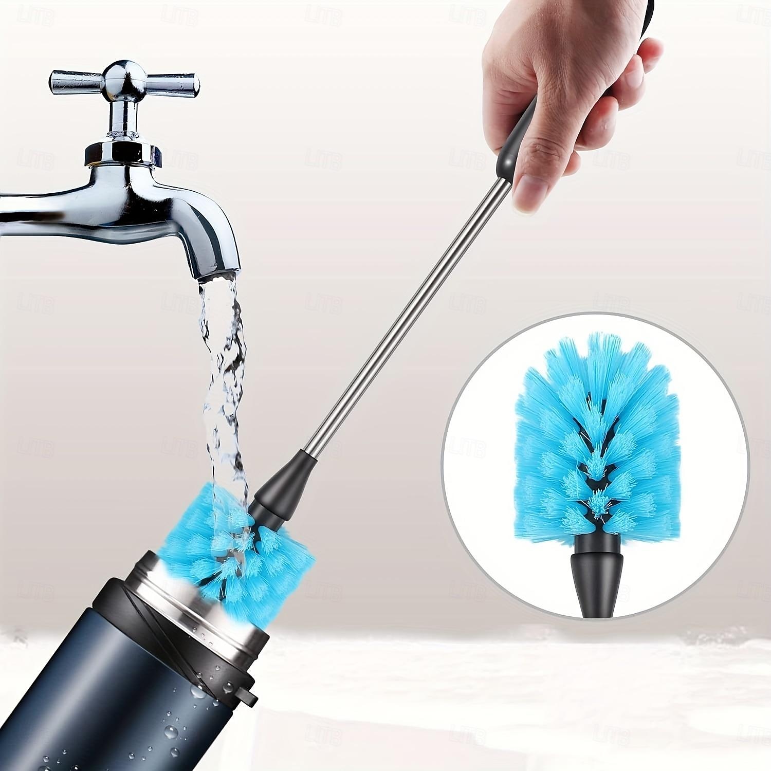Set di spazzole per la pulizia delle bottiglie d'acqua 3 in 1: perfetto per bottiglie a collo stretto, bottiglie sportive, tazze da caffè, bicchieri e fiaschette del 2025 a $11.99 –P2