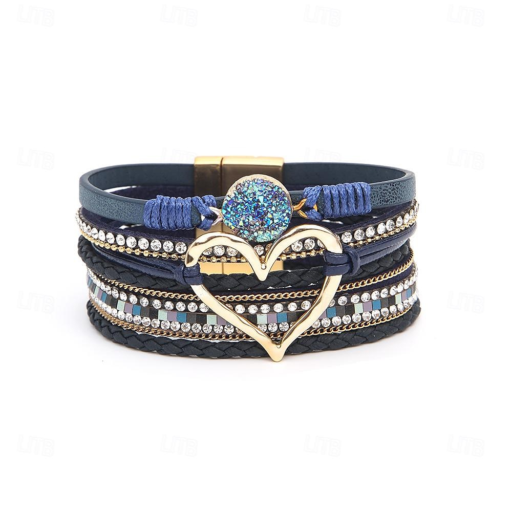 Armband Schmuck Retro Vintage Böhmische Boho PU-Leder Für Cosplay Herren Damen Modeschmuck Modeschmuck 2025 - $11.99 –P8