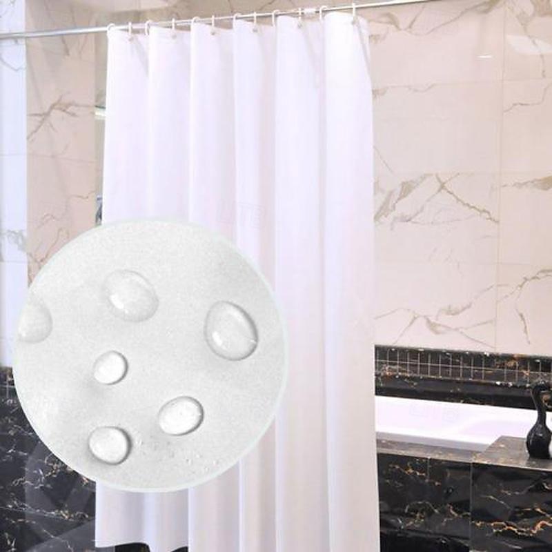 Κουρτίνα ντους με γάντζους 180cm*180cm(70"*70") Πολυεστέρας Πλενόμενη Αδιάβροχη Σχέδιο Μπάνιου Μπανιέρας Παραλίας Θάλασσα Καρύδα Δέντρο Τοπίο 2025 - $25.99 –P6