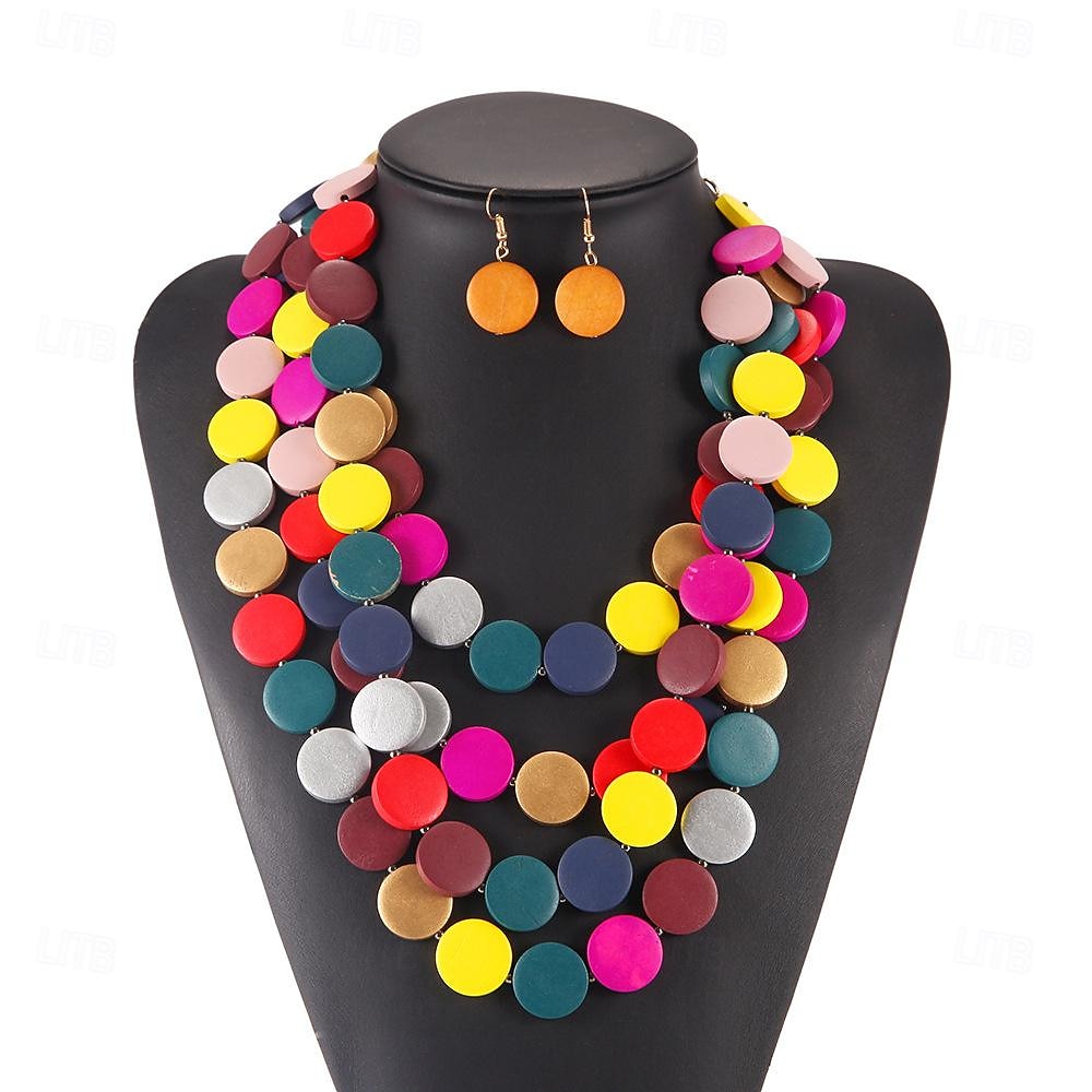 Colar Brinco Colar Brincos Retro Vintage Boêmio Boho Liga Para Cosplay Mulheres Jóias de fantasia Jóias da moda de 2025 por $15.49 –P3