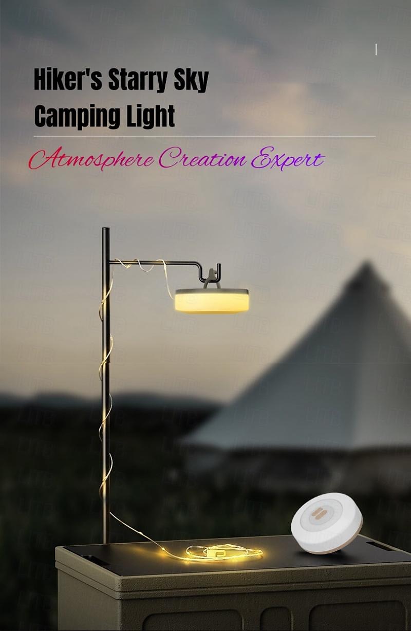 Outdoor Waterproof Portable Stowable String Light 7M/10M RGB with APP Control for Camping Tent Spring Picnic 2025 - $37.99 –P1