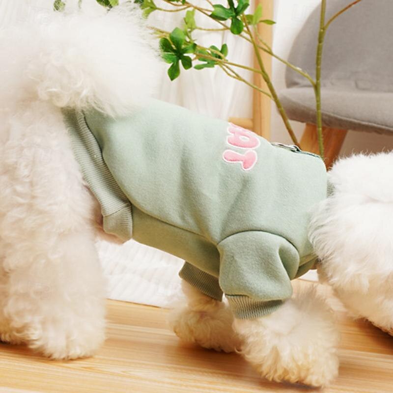 Koirat Kissat College Muoti söpö tyyli Talvi Lämmin Pehmeä Pestävä Mukava ulko- Urheilu Koiran vaatteet for Bichon Frise Villakoira Pomeranian Pienelle lemmikille papillon 2025 - $23.99 –P11