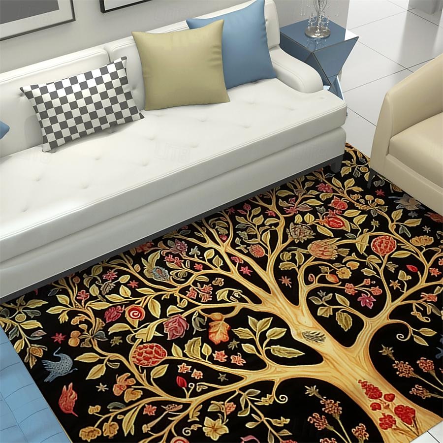 Tree of Life Vintage Area Rug Kitchen Mat Non-Slip Oil Proof Floor Mat Livingroom Rug Indoor Outdoor Mat Bedroom Decor Bathroom Mat Entrance Rug Door Mat 2026 - $17.49 –P6