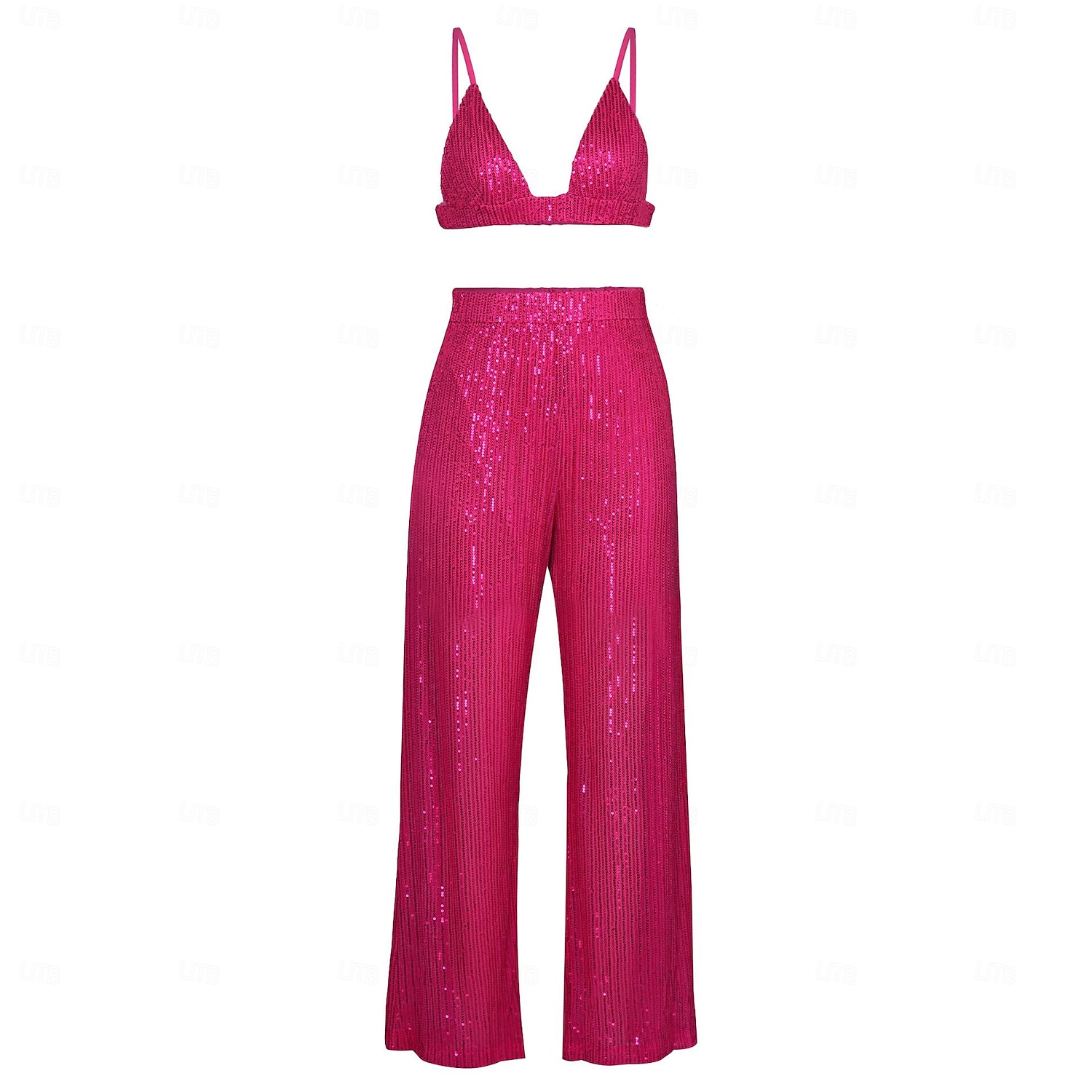 Retrò Vintage Disco Anni '80 Pantaloni Abiti Camicia Per donna Feste Club Parata dell'Orgoglio Adulti Primavera & Estate del 2025 a $17.49 –P5