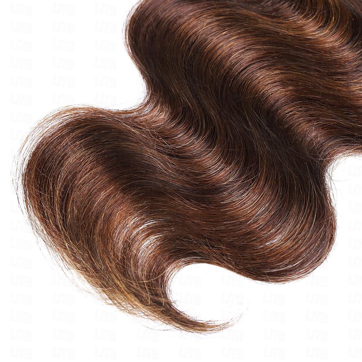 capelli brasiliani capelli umani colore capelli t1b-4/30# estensione capelli mossi 3 pacchi del 2025 a $165.99 –P6