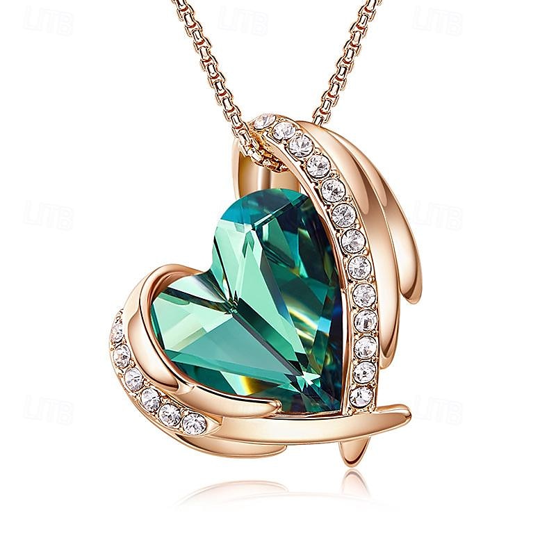 cadouri de ziua femeii ziua femeii cadouri de ziua mamei pentru fete colier înger roz feminin nișă pandantiv creativ de cristal accesoriu simplu și versatil colier cadouri de ziua mamei pentru mama 2025 - $50.24 –P17