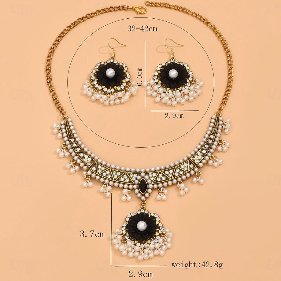 2026年 ネックレス イヤリング ネックレス イヤリング・ピアス レトリ／ヴィンテージ ボヘミアンスタイル ボヘミアン 合金 用途 コスプレ 女性用 コスチュームジュエリー ファッションジュエリー  コレクション – $16.49 –P5