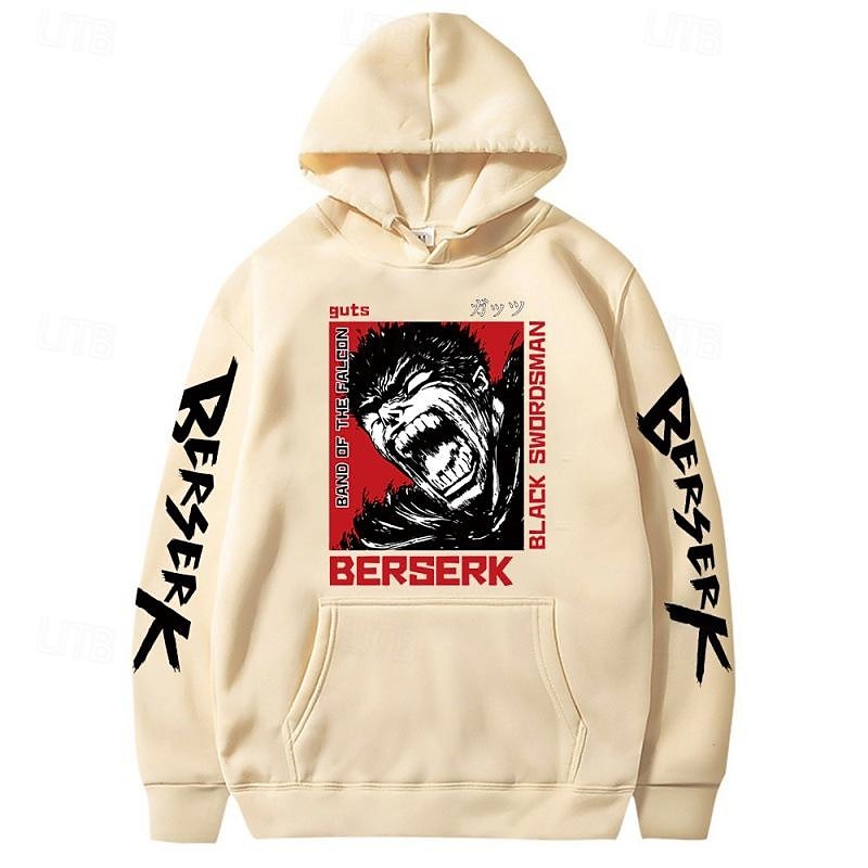 Berserker Armor Kapuce Animák Manga Anime Grafika Klokaní kapsa Pro Pro páry Pánské Dámské Dospělé Plesová maškaráda Zpátky do školy Horká ražba Běžné / Denní 2025 - $29.99 –P5