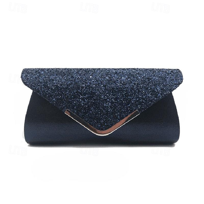 Sac à Main pour Femmes Ensemble de Bijoux en Diamant Aquatique Éclatant Collier Boucles d'Oreilles Bracelet 4 Ensemble Pochette de Mariage Cadeau de Noël de 2025 ? $27.99 –P5