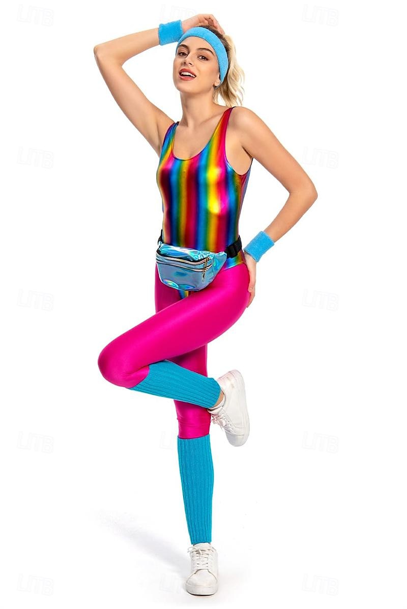 metallinen Jaren '80 Glanzend latex patent One Piece PU-leer Babypakje  Dames Carnavalskostuum Halloween Carnaval Maskerade Feest / Uitgaan Vrijgezellenfeest Prideparade Volwassenen Beenwarmers Tas 2025 - $47.99 –P3