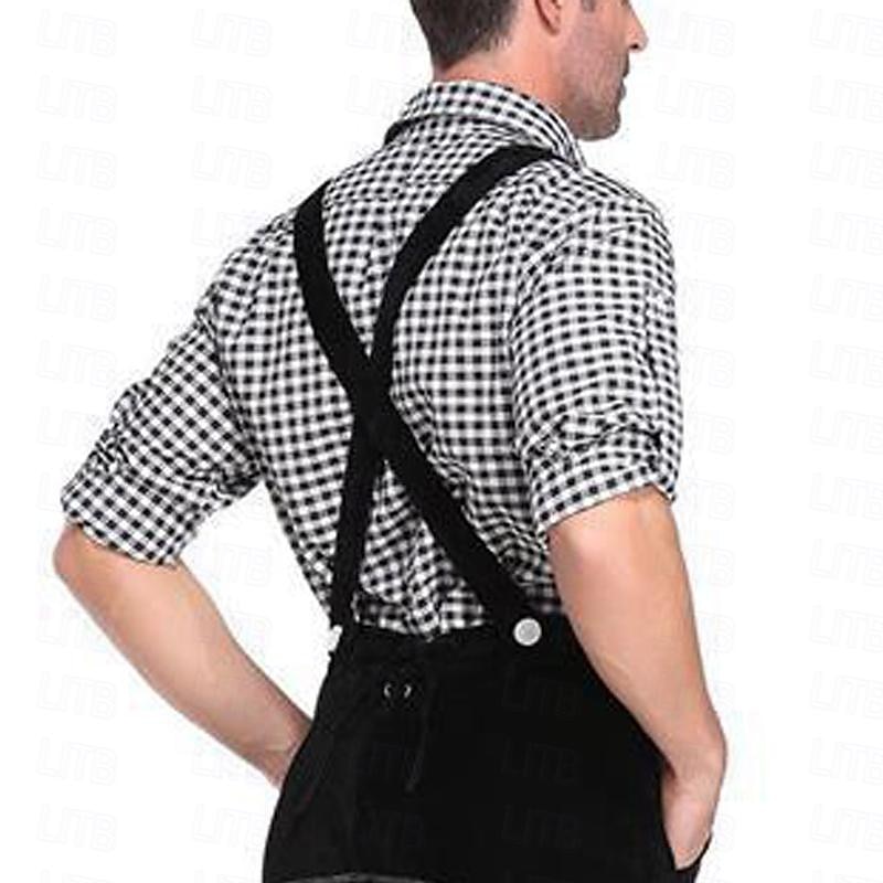 Herren Hemd Freizeithemd Knopfhemd Karierte Hemden Schwarz Rot Grün Langarm Karomuster Revers Karneval Urlaub Tasche Bekleidung Baumwolle Baumwollmischung Mode Lässig Bequem 2025 - AU $38.59 –P3
