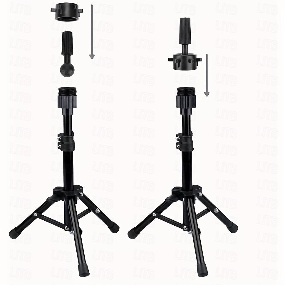 22 Inch Wig HeadWig Stand Tripod with HeadCanvas Wig HeadMannequin Head for WigsManikin Canvas Head Block Set for Wigs Making Display with Wig caps T/C Pins Set 2025 - $47.99 –P3