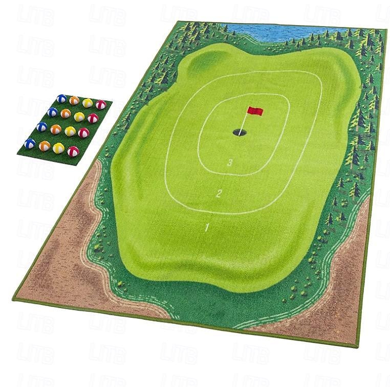 Golf Battle Royale,Golf Game Mat Bucket Golf Yard Game Golf Training Aid Equipment, Golf Simulat Outdoor Games for Adults 2024 - $23.99 –P1