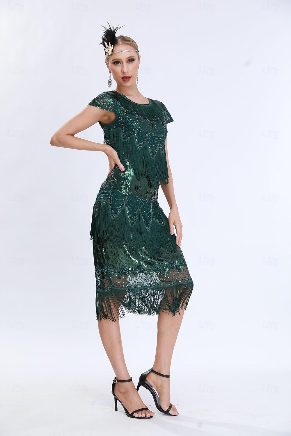 Retró Ordító 20-as évek 1920-as évek Déli Flapper ruha Ruhák A nagy Gatsby Flapper lány Esküvői Vendég Flitter Rojt Flitter Kerek Jelmez Női Teljesítmény Esküvő Esküvői vendég Felnőttek Ruha Hazatér 2025 - $60.99 –P9