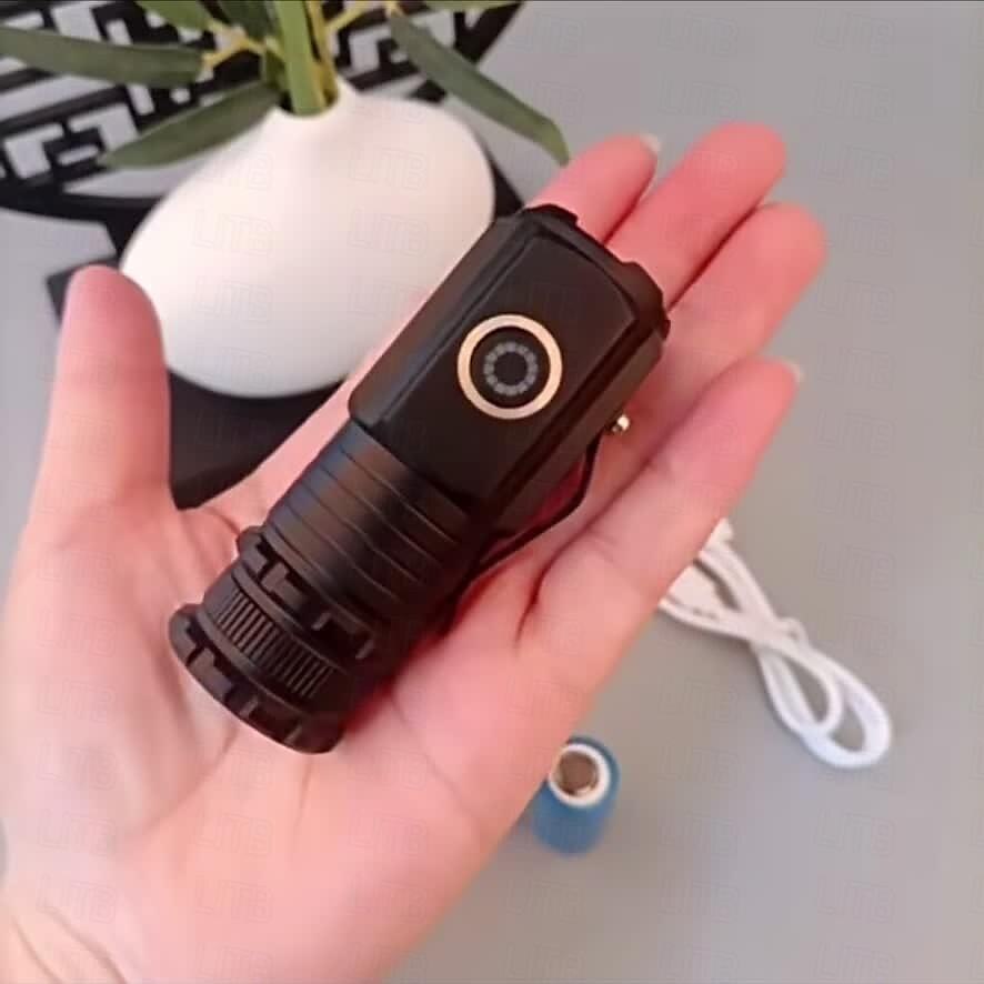Super Bright Flashlight, Compact Portable Mini Flashlight, Outdoor Waterproof Multi-functional Night Fishing Lamp, Cap Pliers Lamp 2025 - $11.99 –P7