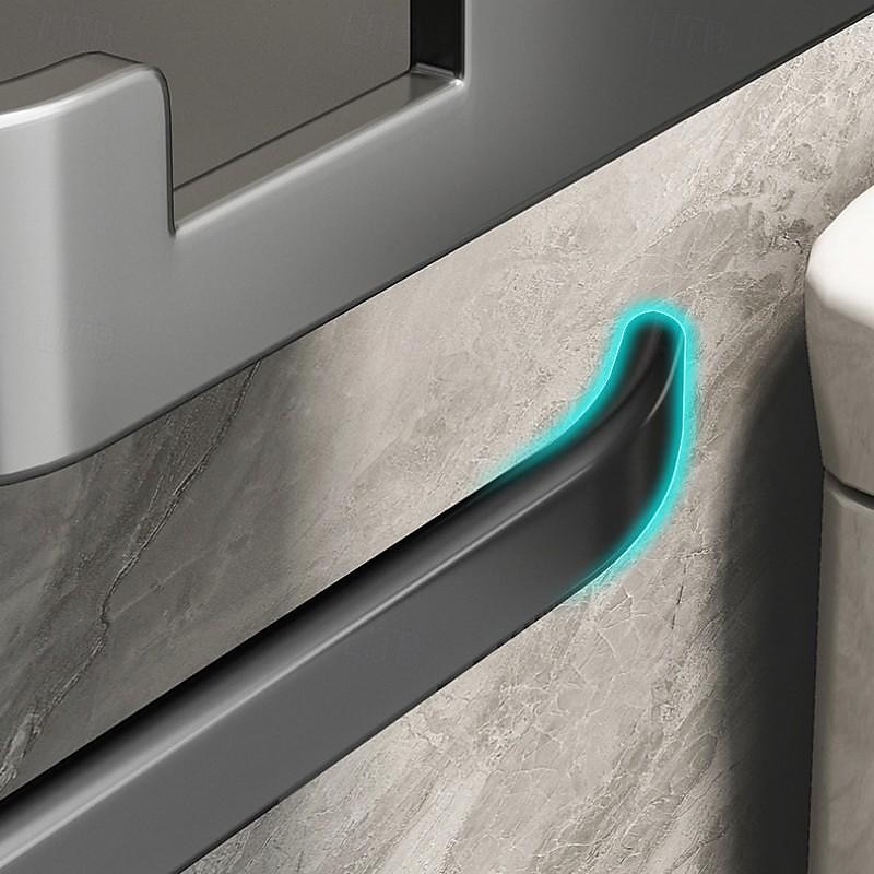 Caja de pañuelos higiénico, cajón de papel higiénico montado en la pared, estante de almacenamiento de papel higiénico no perforado para baño 2025 - $23.99 –P3