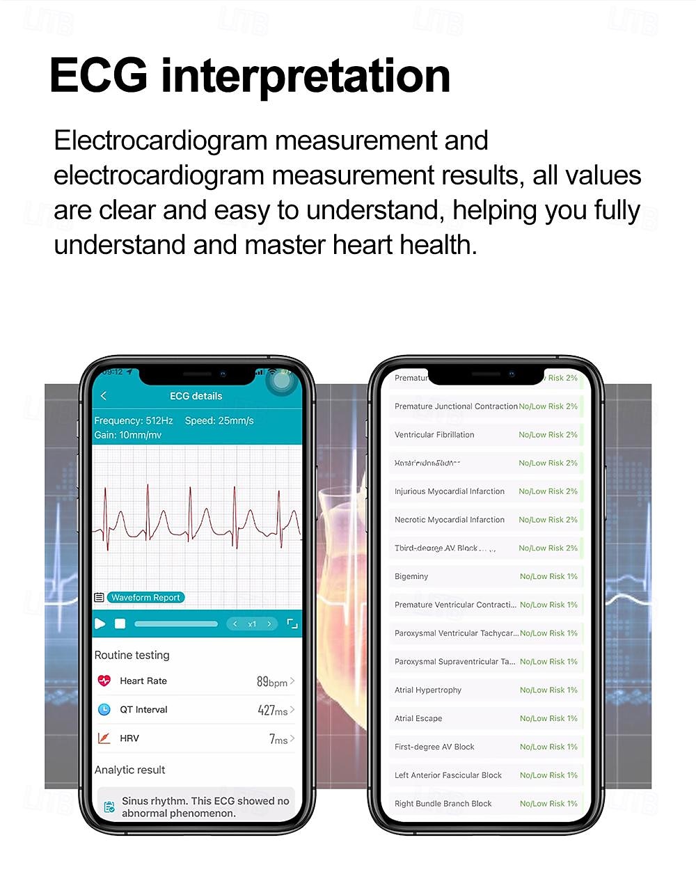 2025年 iMosi ECG PPG女性用スマートウォッチ 1.27インチフルタッチスクリーンBluetooth通話温度モニターペドメーターAndroid iOS対応ハンズフリー通話防水IP68  コレクション – $78.99 –P8