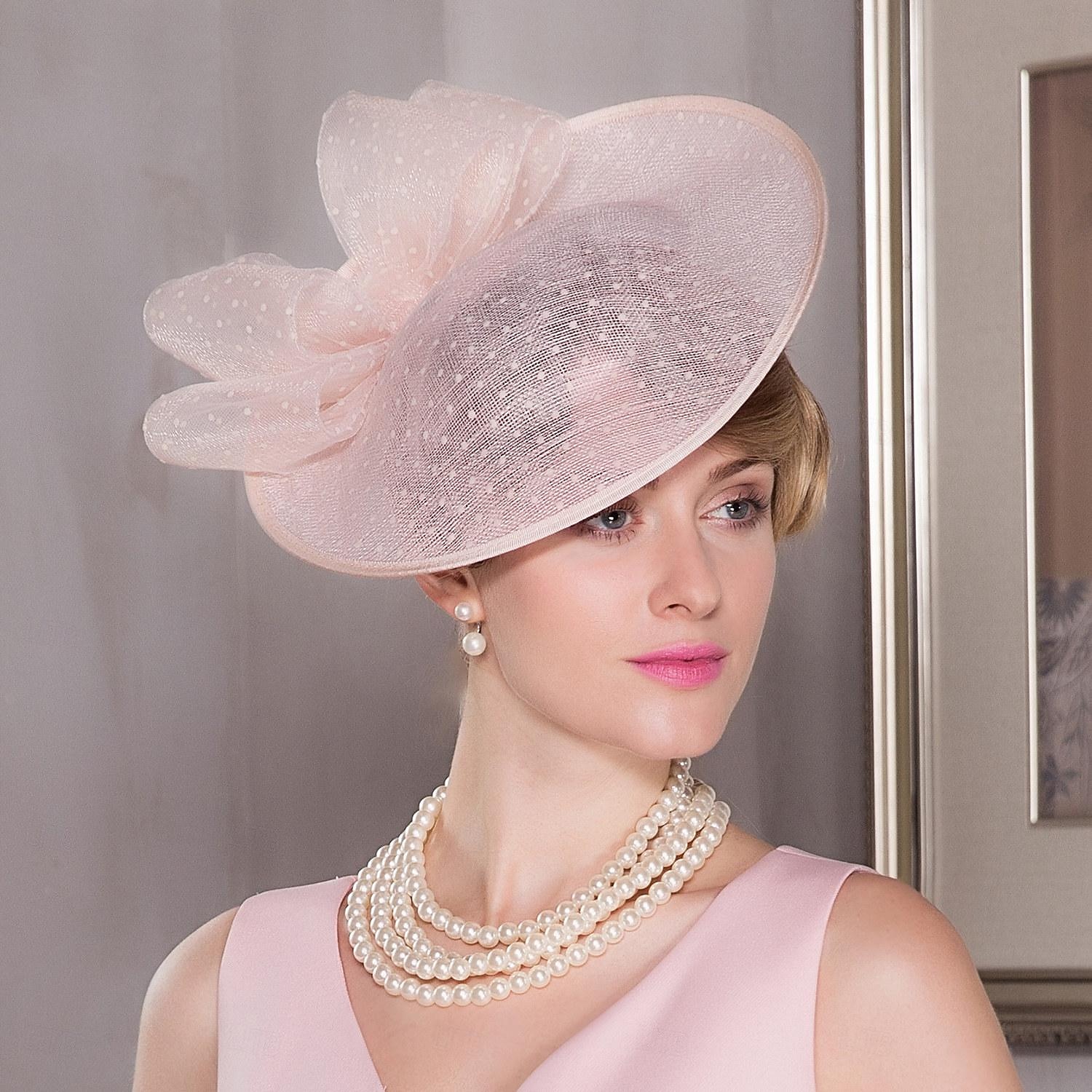 hatter sinamay tallerken lue topp hatt sinamay hatt bryllup teselskap elegant bryllup med bowknot hodeplagg hodeplagg 2026 - $45.99 –P2