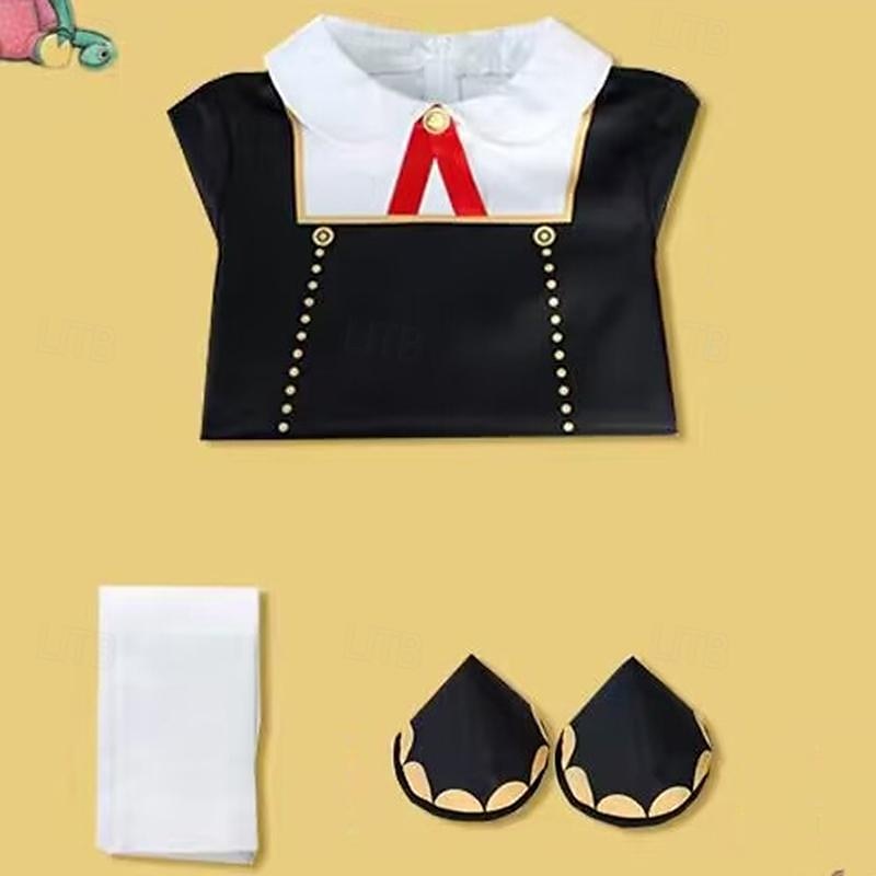 Cosplay Anya Forger Anime Dress Outfits Masquerade Cosplay Suits Halloween Carnival Masquerade Dress Socks Headwear For Women's Girls' Kid's Adults' 2025 - $22.99 –P1