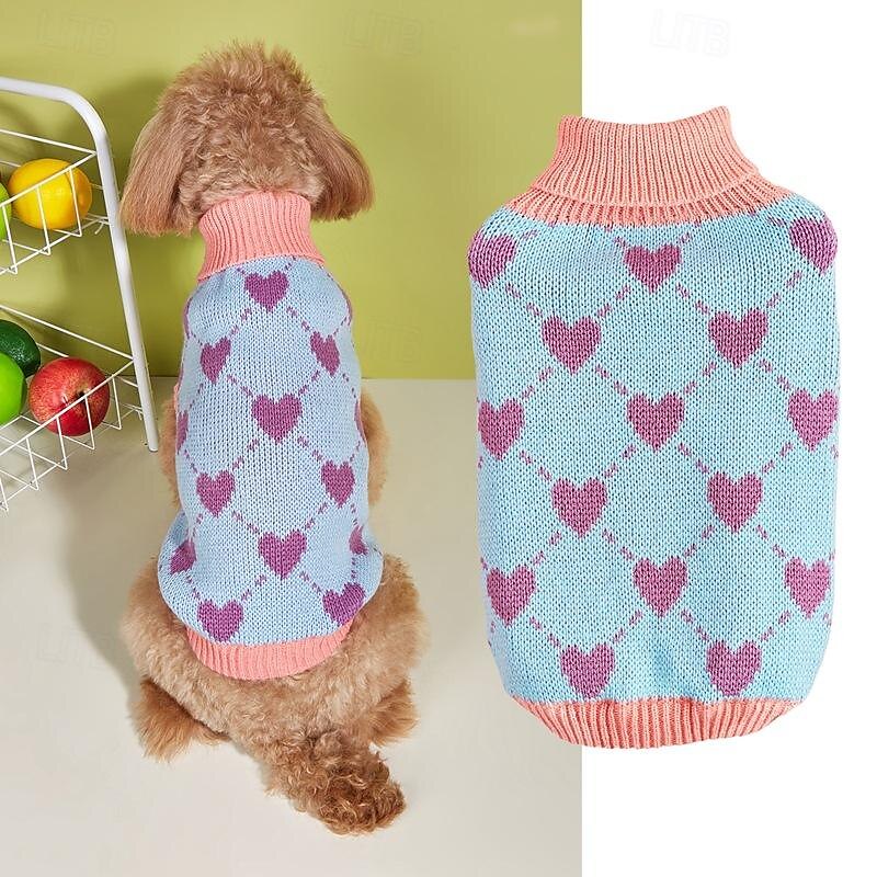 Hunder Katter Gensere Jumper søt stil Fritid Vinter Varm Pustende Myk Vaskbar Bekvem utendørs Fritid / hverdag Hundeklær for Bichon Frisé Pommeran ungt kjæledyr Sommerfugl Small 2025 - $26.99 –P7