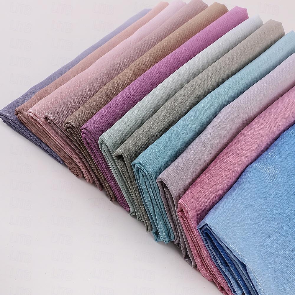 Mujer Chales Hijab Bufandas Dubai islámico árabe musulmán Ramadán Adulto Tocados 2026 - $19.49 –P24